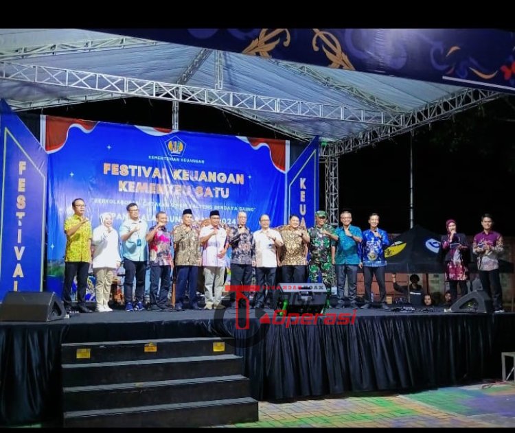 KEMERIAHAN FESTIVAL KEUANGAN KEMENKEU SATU DI TAMAN KOTA PANGKALAN BUN
