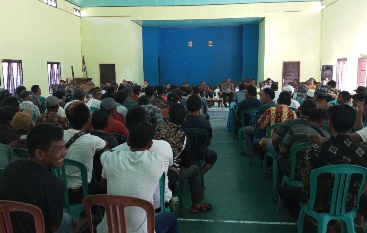 DESA TELUK BOGAM GELAR RAPAT KOORDINASI BAHAS PERMASALAHAN MINYAK SOLAR SUBSIDI