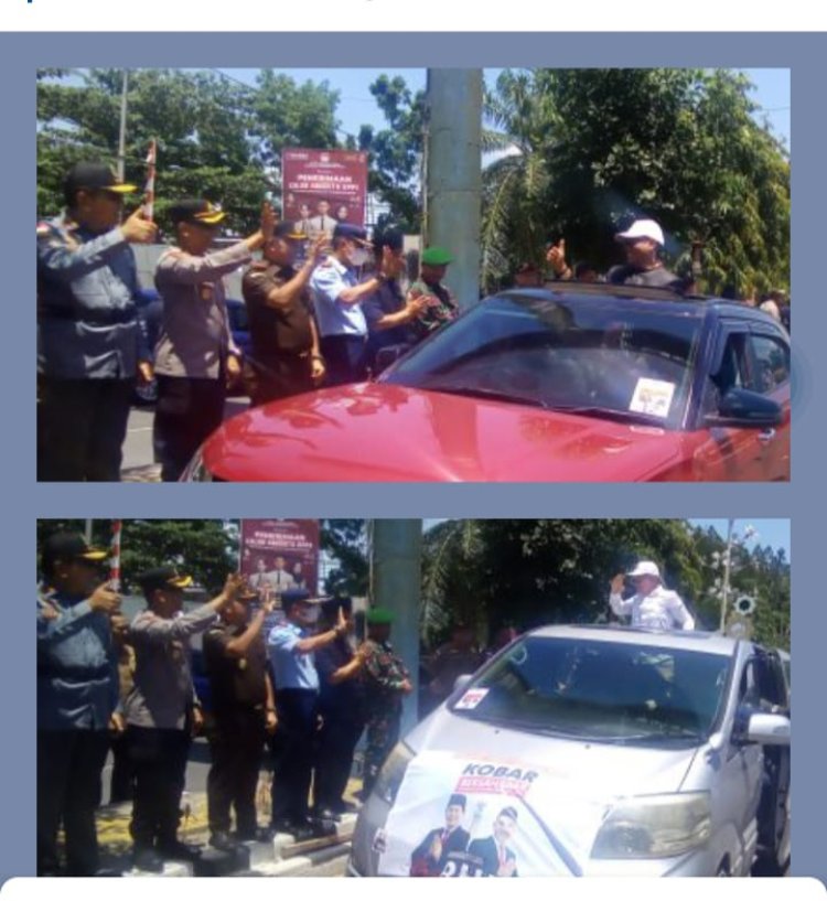 " RAHMAT HIDAYAT DAN EKO SOEMARNO PIMPIN KONVOI DEKLARASI KAMPANYE DAMAI PILKADA 2024 : WUJUDKAN DEMOKRASI SEJUK DI KOBAR " 