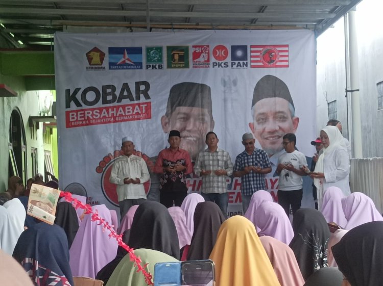 " RAHMAT HIDAYAT BAWA ANGIN SEGAR DI KELURAHAN BARU : KAMPANYE DIALOGIS YANG MERIAH DI KEDIAMAN SOFA SULTON DJALAL DAN IRDA YANG DIHADIRI  RATUSAN IBU-IBU YANG BERHARAP PERUBAHAN BESAR " 