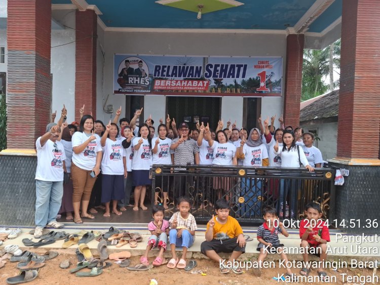 " WARGA PANGKUT ANTUSIAS SAMBUT RELAWAN SEHATI BERSAHABAT : ARIF ABAS PIMPIN DUKUNGAN UNTUK RAHMAT HIDAYAT DAN EKO SOEMARNO " 