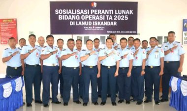 " SINERGI TEKNOLOGI DAN PROFESIONALISME : LANUD ISKANDAR DORONG TRANSFORMASI DIGITAL MELALUI SOSIALISASI PERANTI LUNAK OPTIMALKAN KEDAULATAN UDARA NASIONAL " 