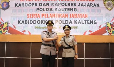 " TRANSFORMASI KEPOLISIAN DI UJUNG BARAT KALTENG : POLRES KOBAR SAMBUT KAPOLRES BARU " 