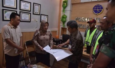 " PASTIKAN KEAMANAN DAN KENYAMANAN ARUS BALIK LEBARAN, BUPATI KOBAR Hj. NURHIDAYAH TINJAU LANGSUNG BANDARA ISKANDAR " 