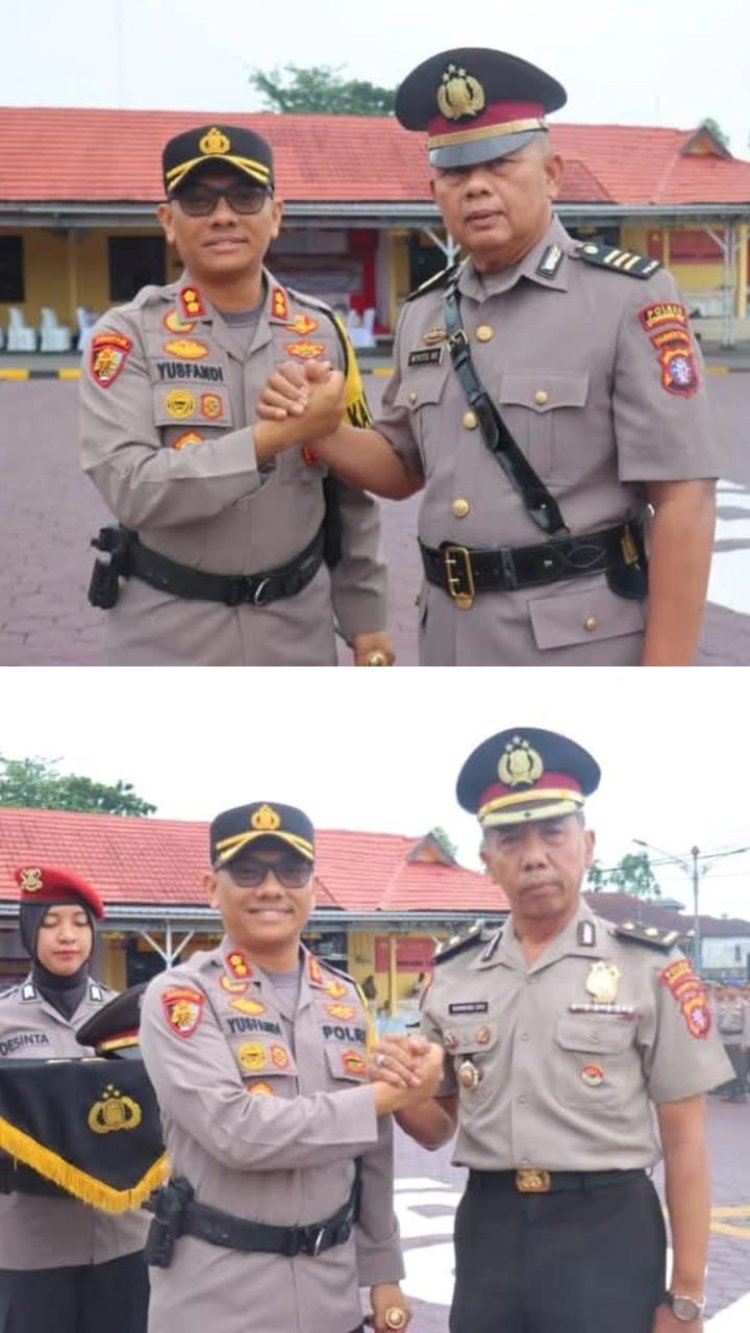 " TRANSFORMASI KEPEMIMPINAN DAN APRESIASI DEDIKASI : KAPOLRES KOBAR PIMPIN SERTIJAB KASAT BINMAS DAN KENAIKAN PANGKAT PERSONEL DALAM UPACARA PENUH MAKNA DI MAPOLRES " 