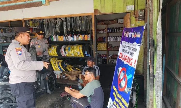 " PERANGI POLUSI SUARA, POLRES KOBAR GENCAR RAZIA DAN SOSIALISASI LARANGAN KNALPOT BRONG: DEMI KAMTIBMAS LEBIH KONDUSIF " 