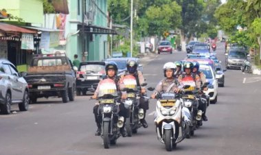 " POLRES KOBAR GELAR PATROLI CIPTA KONDISI : AMANKAN OBYEK VITAL, WUJUDKAN KAMTIBMAS KONDUSIF MENUJU KOBAR YANG TERTIB DAN DAMAI "