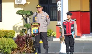 " APEL PENUH MAKNA, BANGKITKAN SEMANGAT PENGABDIAN : KAPOLRES KOBAR AJAK PERSONEL BANGUN CITRA POLRI LEWAT INTEGRITAS DAN KETULUSAN "