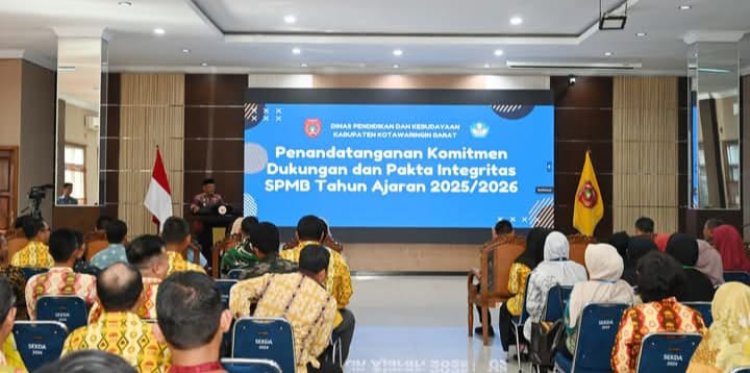 " MENUJU GENERASI EMAS TANPA SEKAT DAN INTERVENSI : PEMKAB KOBAR DAN FORKOPIMDA TEGUHKAN KOMITMEN BERSAMA WUJUDKAN SPMB YANG BERSIH, ADIL, DAN BERINTEGRITAS " 
