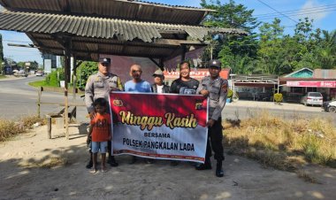 “ MINGGU KASIH DI PANGKALAN LADA : POLSEK SERAP ASPIRASI, WARGA JADI MITRA STRATEGIS JAGA KAMTIBMAS ”
